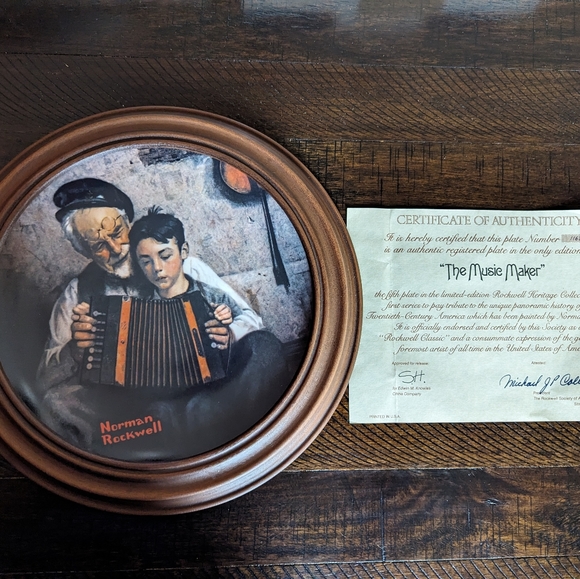 Norman Rockwell Heritage Collection Plates - Picture 4 of 9